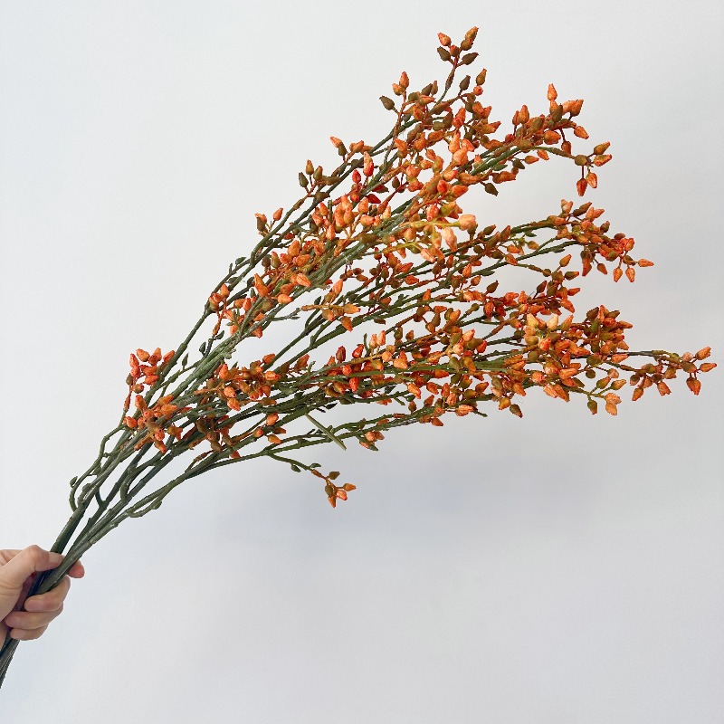 Florist Supply Vases - Fleurs artificielles d'eucalyptus vert et d'olives,