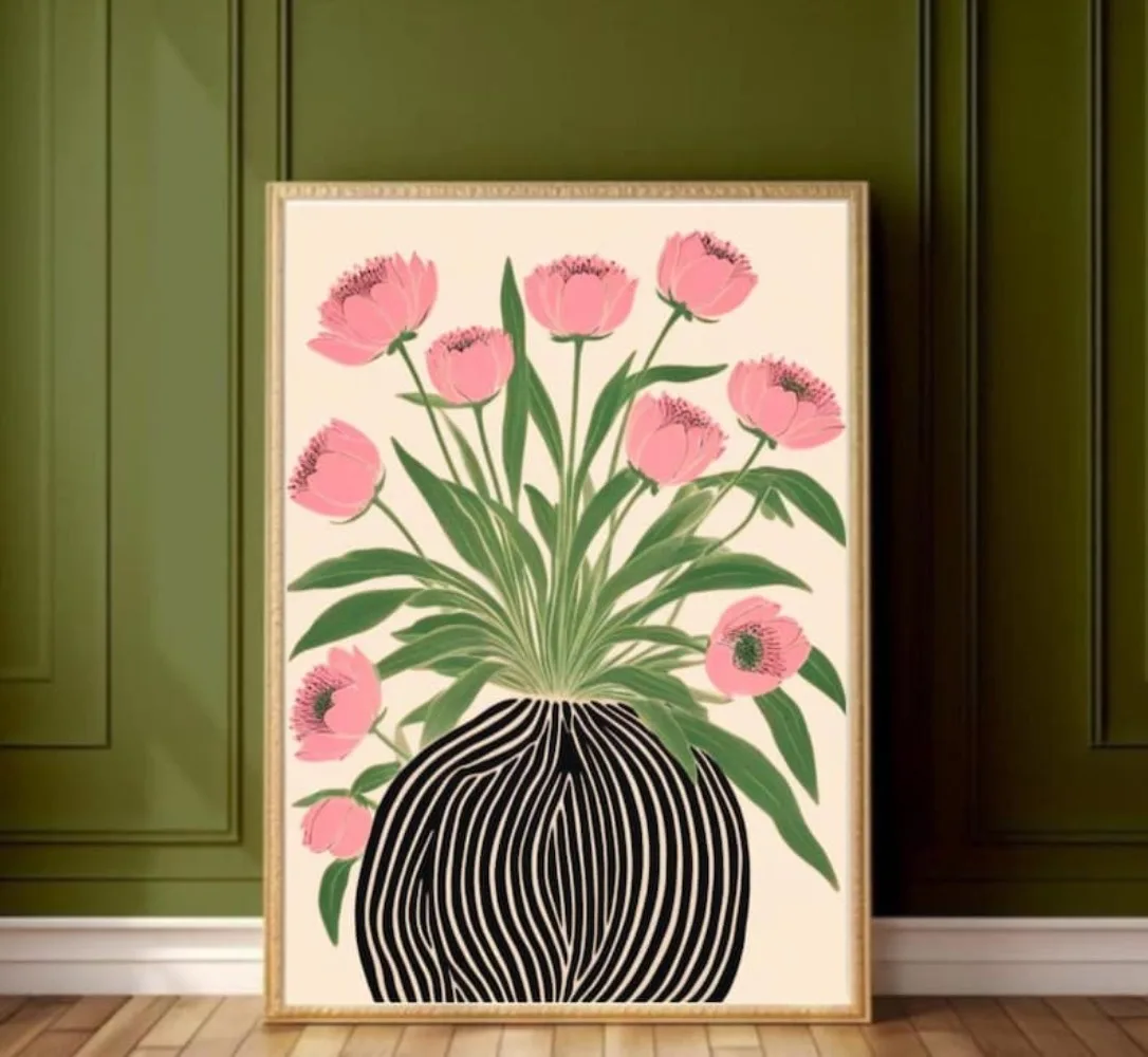 Florist Supply Vases - Affiche florale sans cadre, Art mural