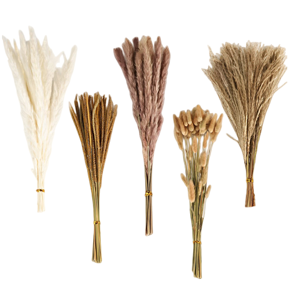 Florist Supply Vases - Bouquet de fleurs séchées mélangées vintage