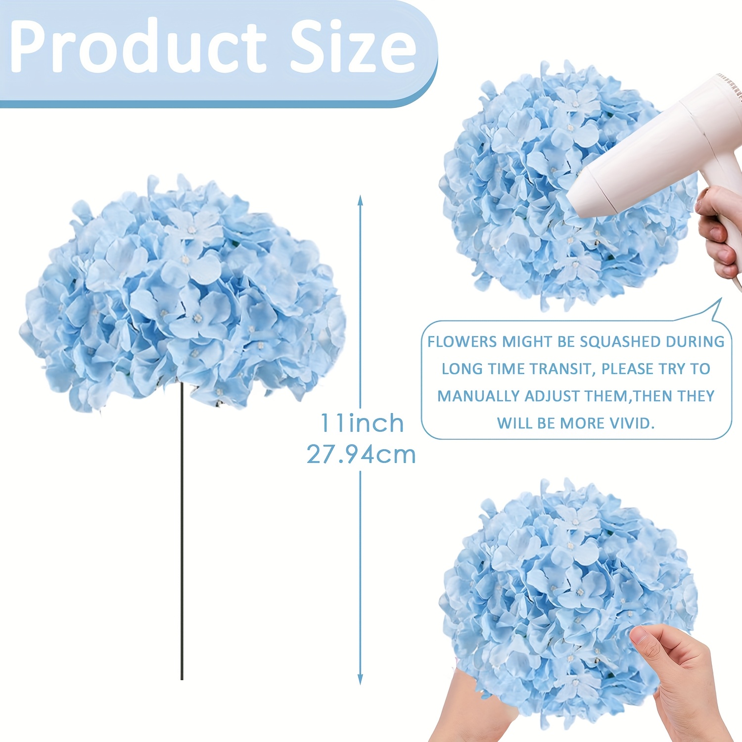 63 fleurs d'hortensia artifici - Florist Supply Bulk avis et prix