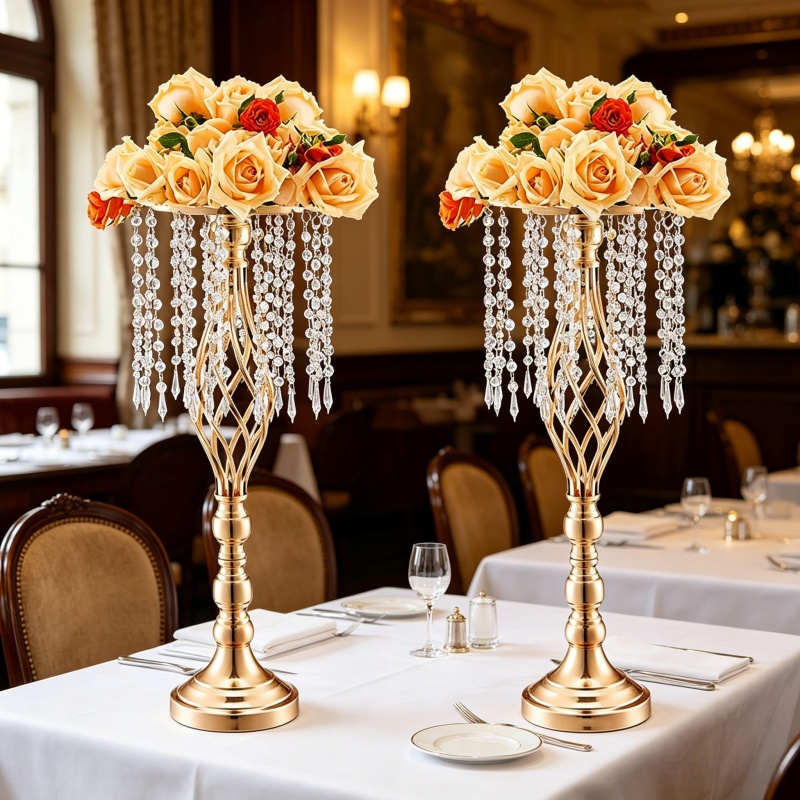Élégant Porte-Fleurs Haut en C - Florist Supply Vases avis et prix
